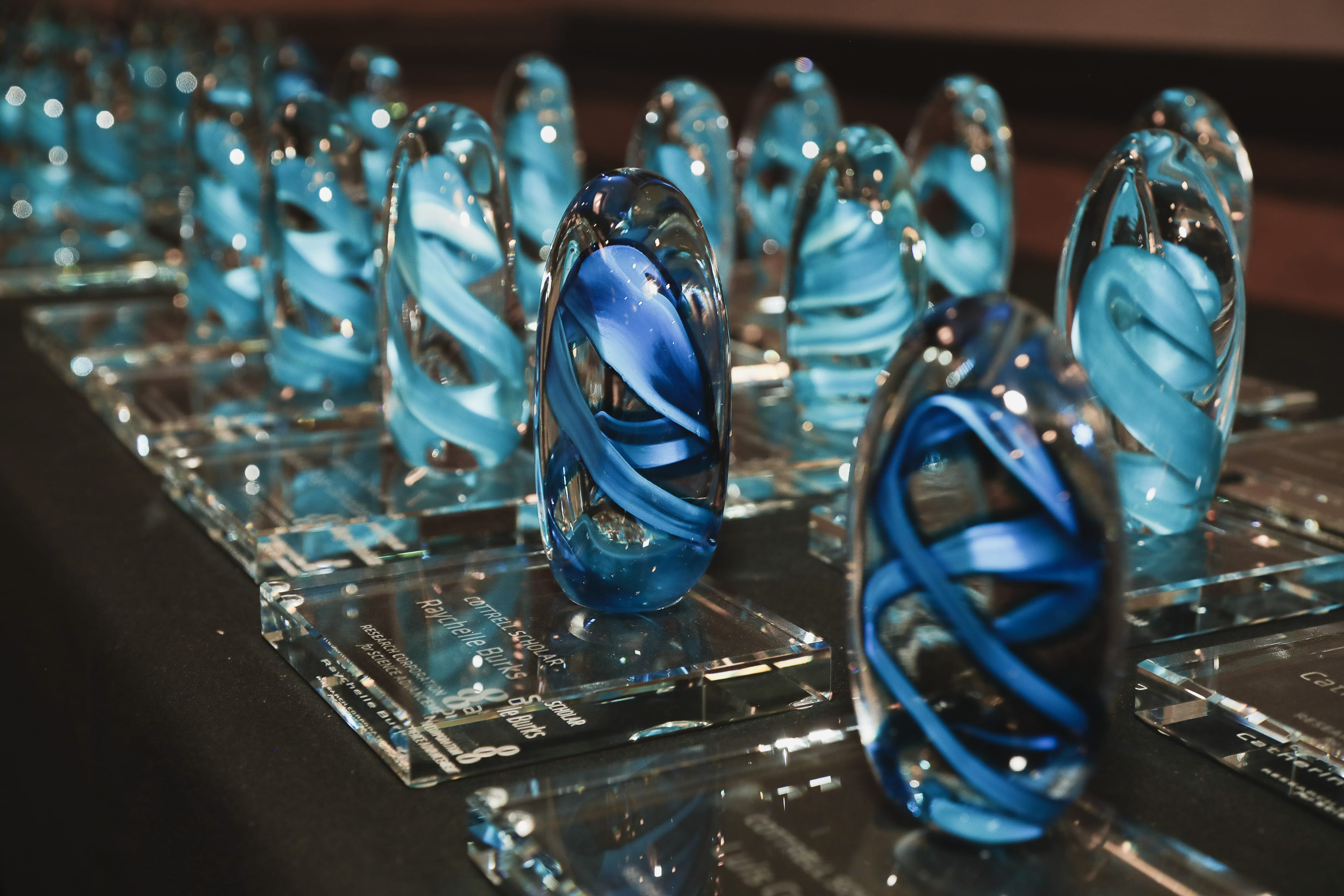Cottrell scholar trophies